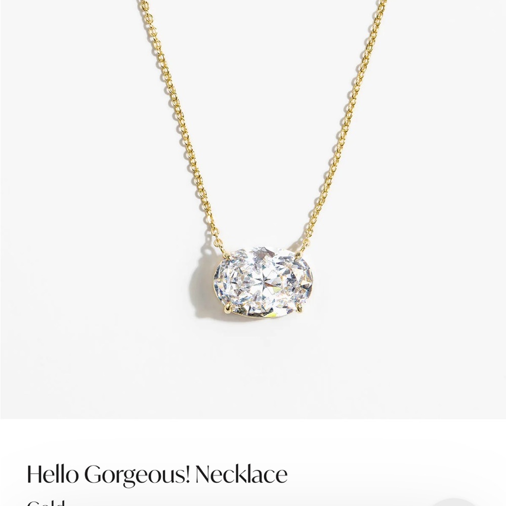 Melinda Maria Hello Gorgeous Necklace Gold